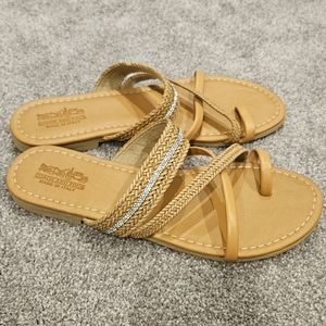 Coach and Four flat sandal